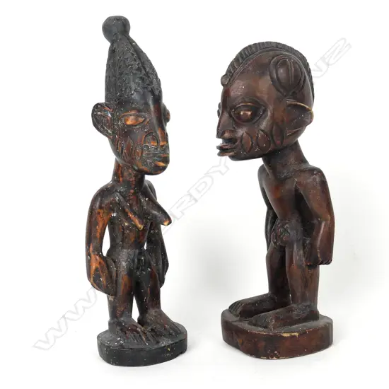 Two African ibeji figures