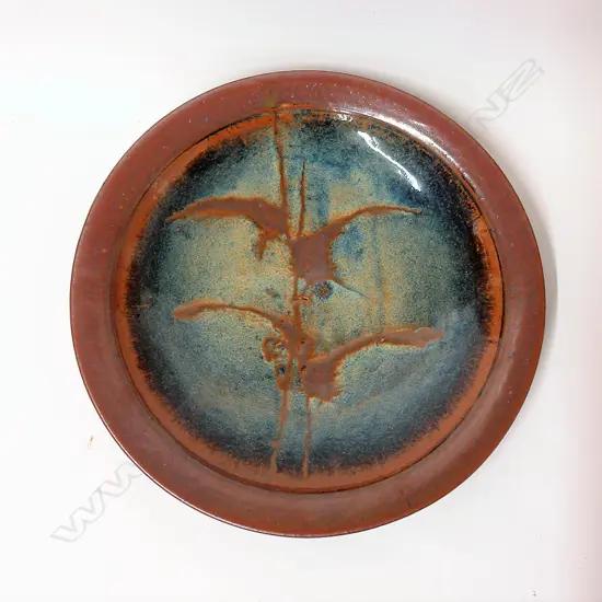 Peter Stichbury large pottery charger