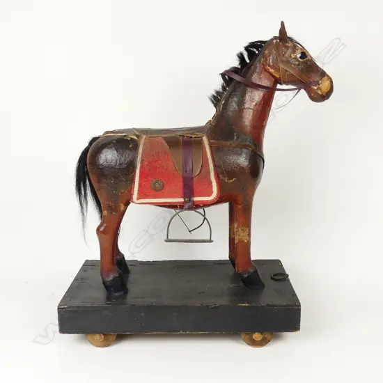 A Japanese Meiji period toy horse