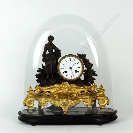 A 19thC French mantle clock
