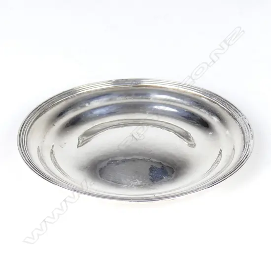 A George III silver wine funnel stand