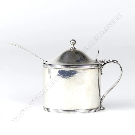 A George III silver mustard pot