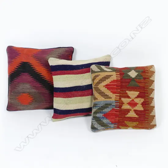3 kilim cushions