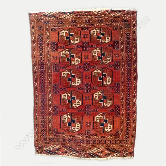 An old Turkoman Yamut rug