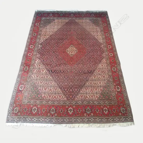 A good old large hand knotted Tabriz carpet