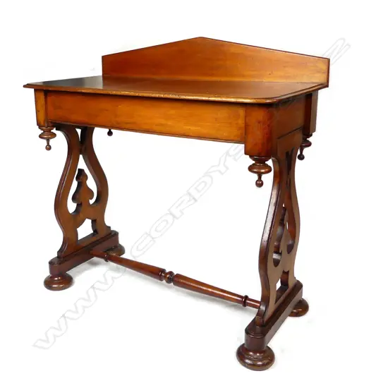 A Victorian mahogany hall table