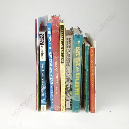 A collection of 13 books