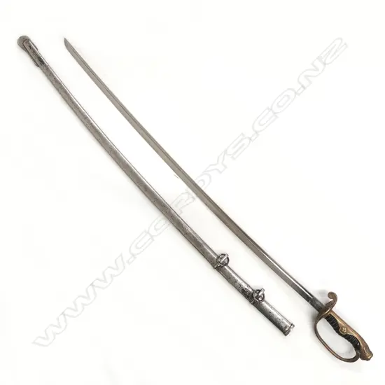 Japanese army officers sabre