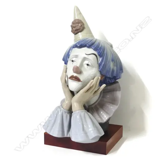 A Lladro porcelain bust