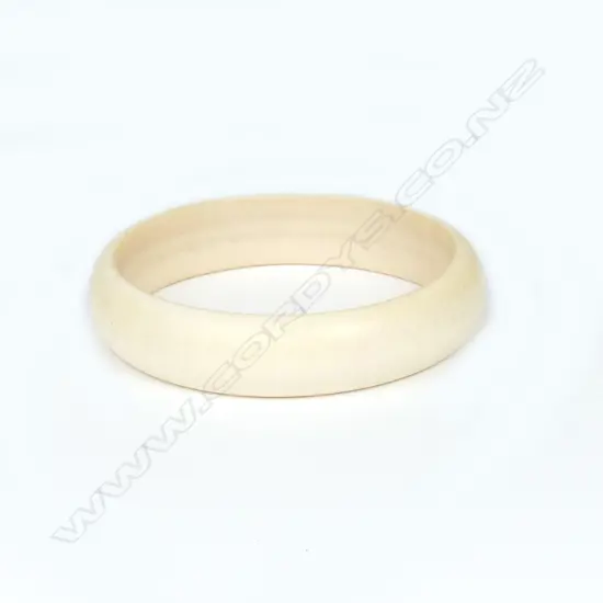 A vintage ivory bangle