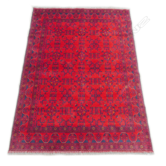 An Afghan Andkhoi hand knotted carpet