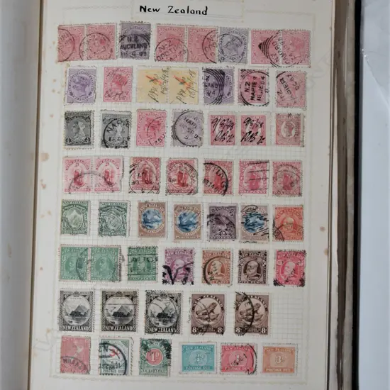 An older 'Australasia' stamp collection in album