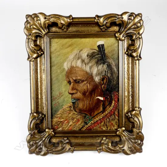 A portrait of Te Hei