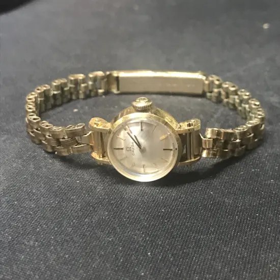 An Omega 18ct gold cased lady's cocktail watch