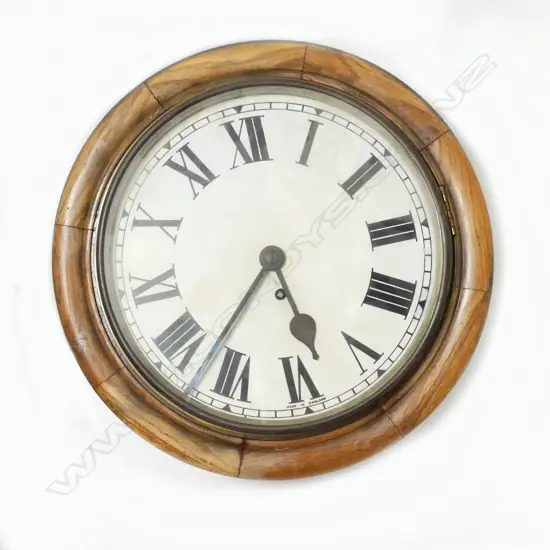 An early 20thC 'railway' clock