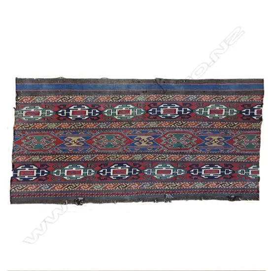An antique Shahsavan kilim mafrash panel