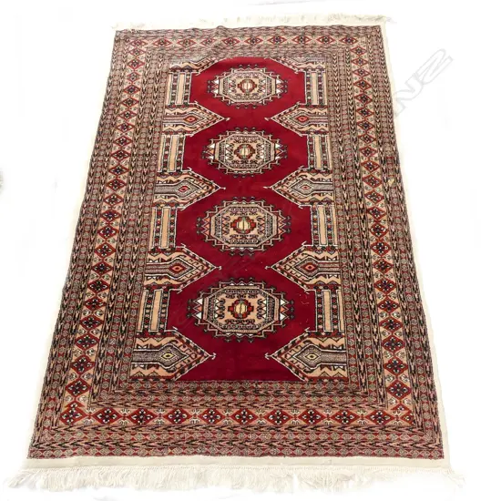 A hand knotted Persian Bukhara