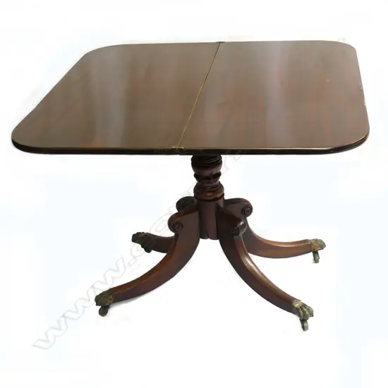 A Regency flap top table