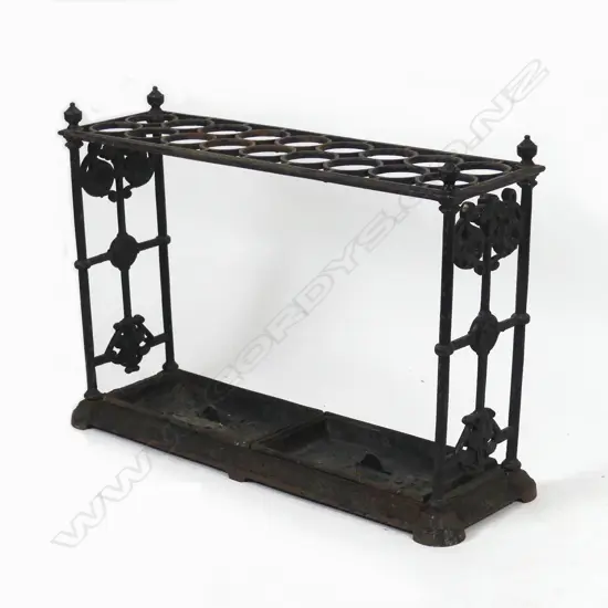 A Victorian cast iron umbrella/stick stand