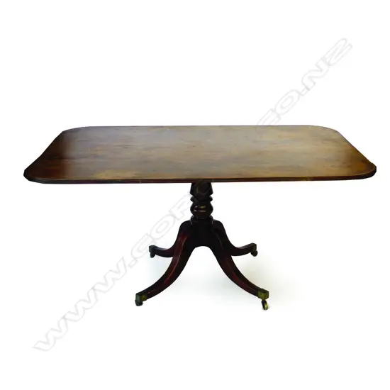 A Regency mahogany breakfast table