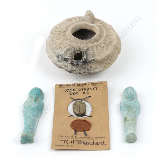 Four Middle Eastern artefacts