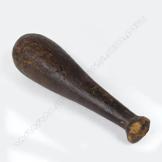 A 19thC or earlier patu aruhe (fern root pounder)