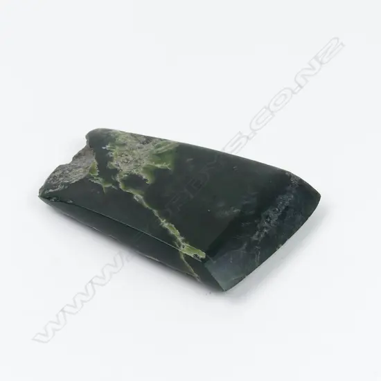 A pounamu adze blade