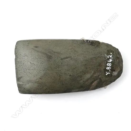 A small argillite adze blade
