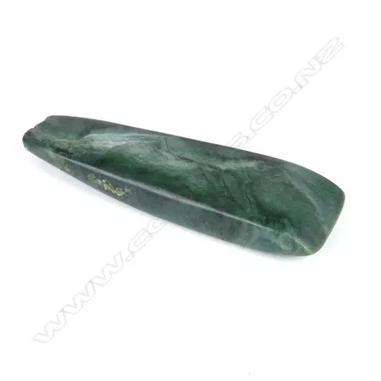 A nephrite adze
