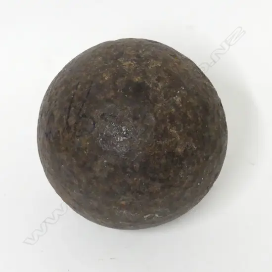 A cannonball reputedly from the Battle of Gate Pā