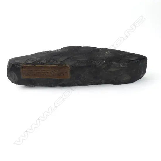 A pre-European Honolulu Hawaii stone hog-back adze