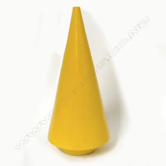 Yellow glazed cone