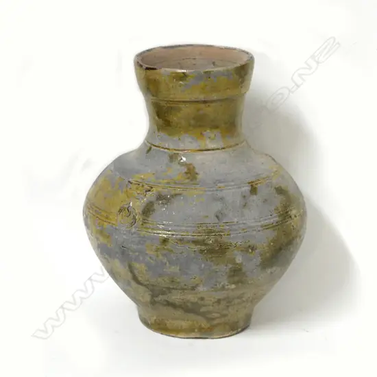 A Chinese Han-style pottery vase (hu)