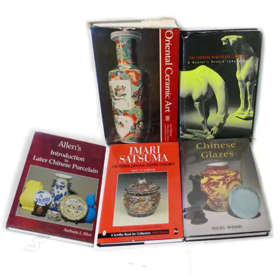 Five books on Oriental ceramics