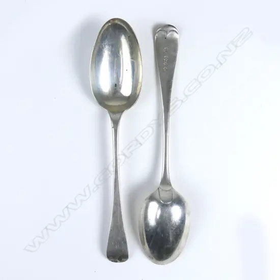 A pair of Wm. IV Scottish silver tablespoons