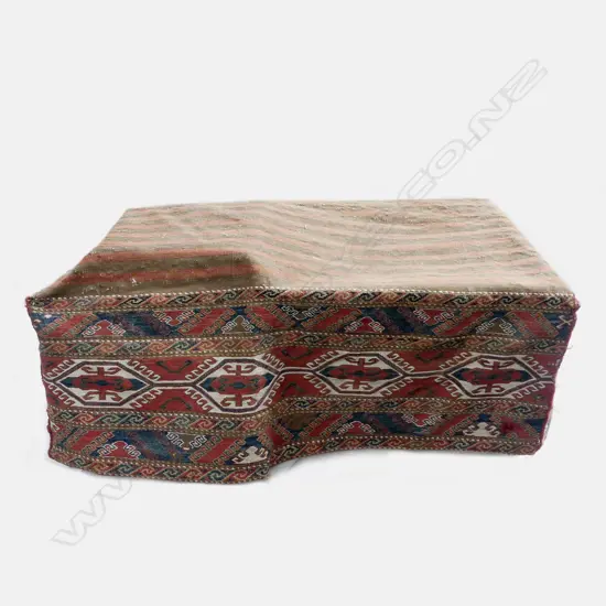 A Shirvan flat weave bedding bag