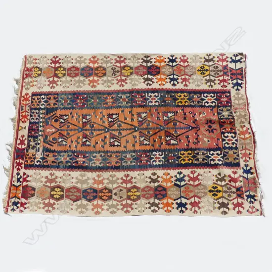 A Turkish slit weft kilim
