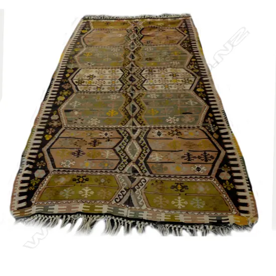An old Turkish slit-weft kilim