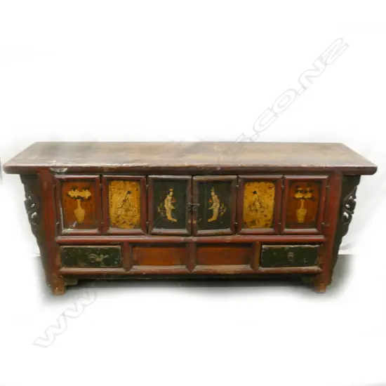 An old Chinese low cabinet