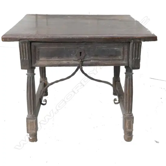 An 18th/19thC Spanish provincial low table