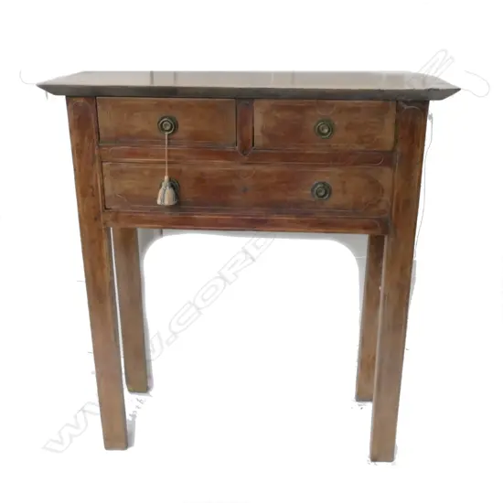 An 18th/19thC French provincial chestnut side cabinet