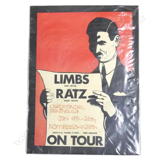 Limbs Dance Theatre and Ratz tour poster