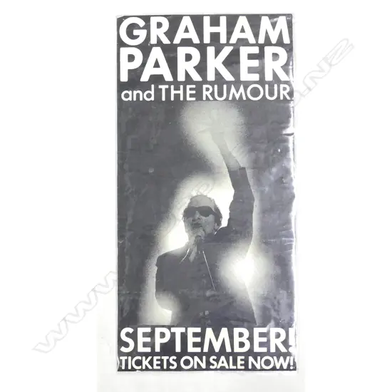 'Graham Parker and the Rumour N.Z. Tour' poster