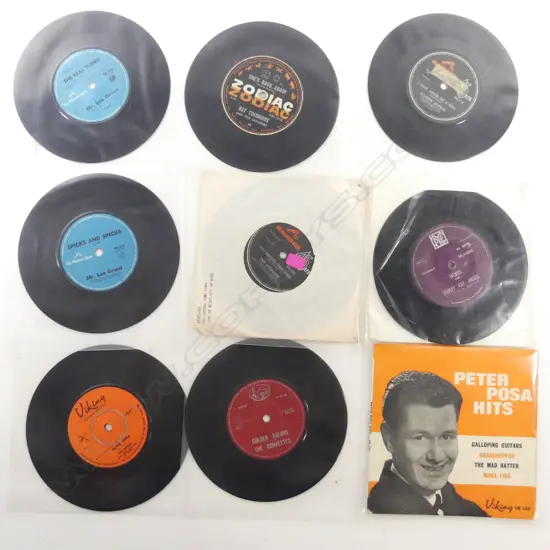 Twelve NZ 45rpm singles