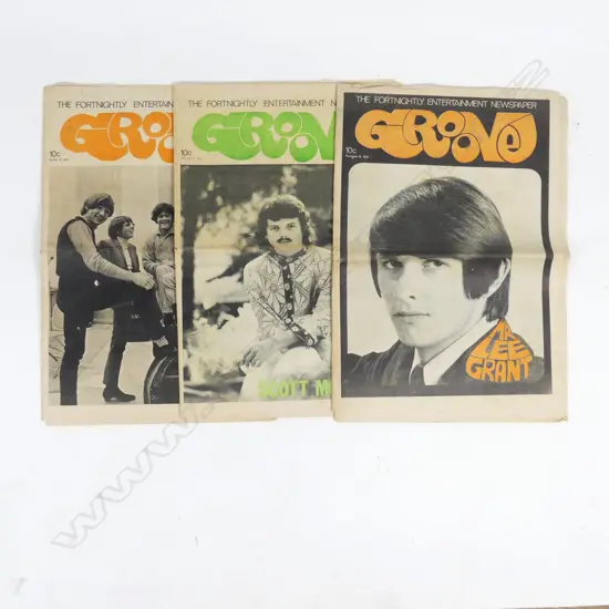 Three copies of NZ ‘GROOVE’ magazine