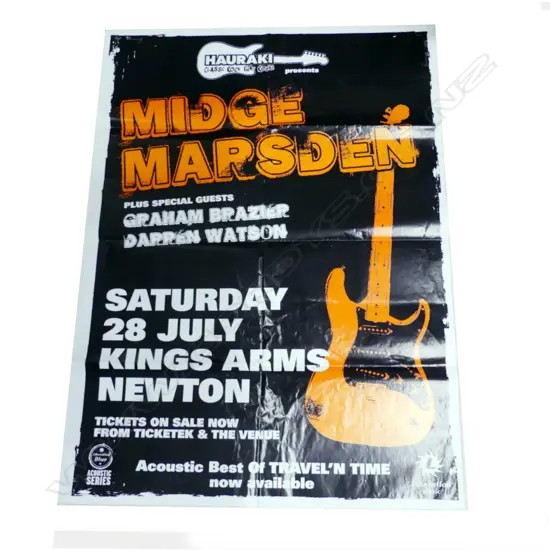 Large Midge Marsden Kings Arms promotional poster