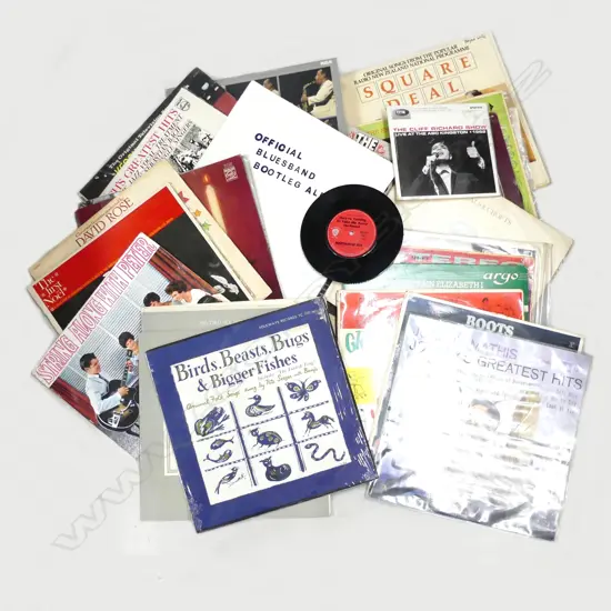 SMALL LOT OF ASST RECORDS