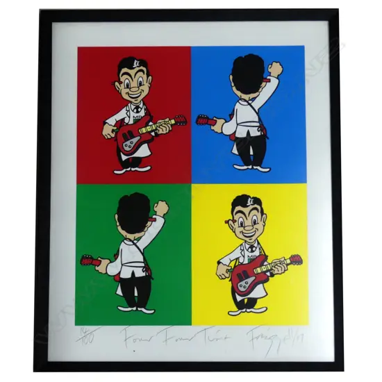 The following fourteen lots are from the collection of Eddie Raynor keyboard player for Split Enz/Crowded House