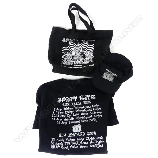 Split Enz tour merchandise