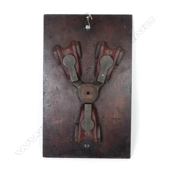 A vintage wooden boundary mould